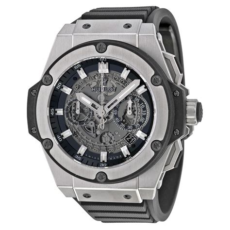 hublot king power unico skeleton dial titanium|Hublot King Power Unico Skeleton Dial Titanium Men's Watch.